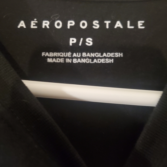 Aeropostale Navy Long Sleeve Kid's Tee - Picture 4 of 4